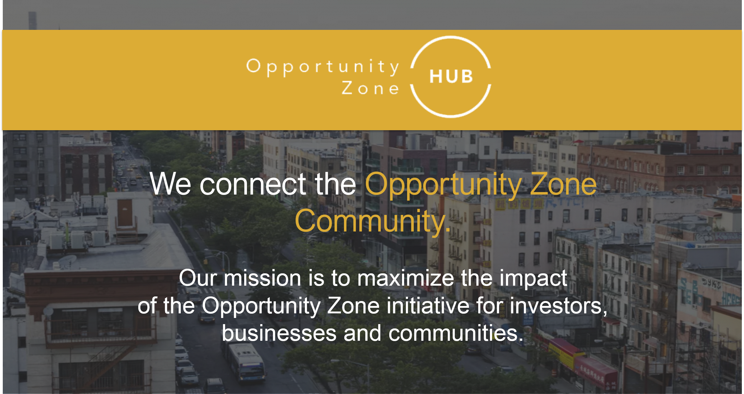 Opportunity Zone Hub Opportunity Zone Learning Center, News & More
